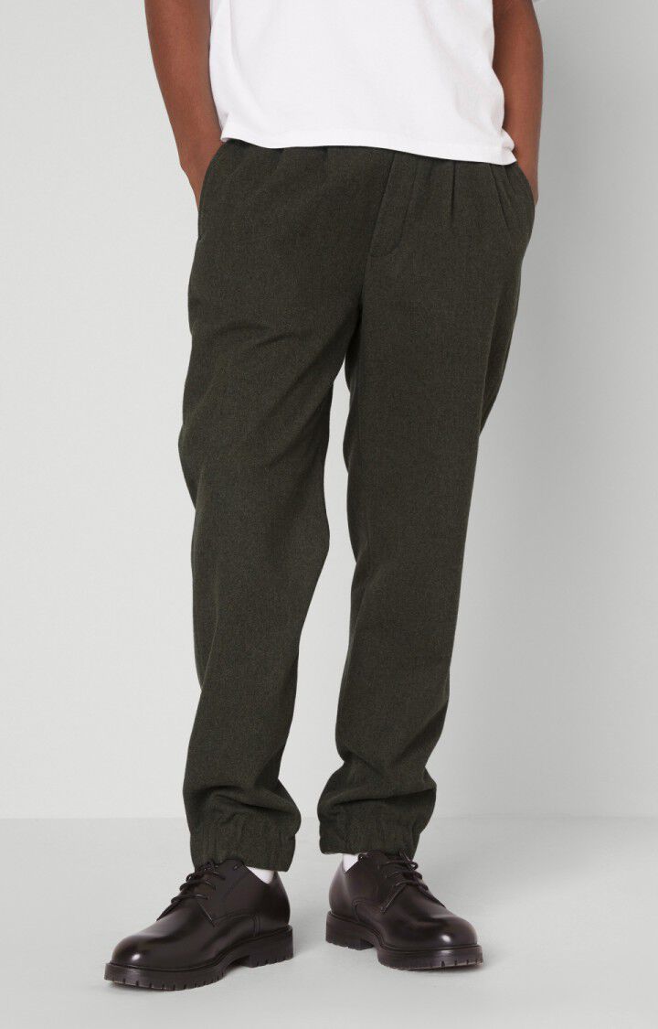 american vintage Pantalon homme Imatown - TORTUE CHINE Vert - H20