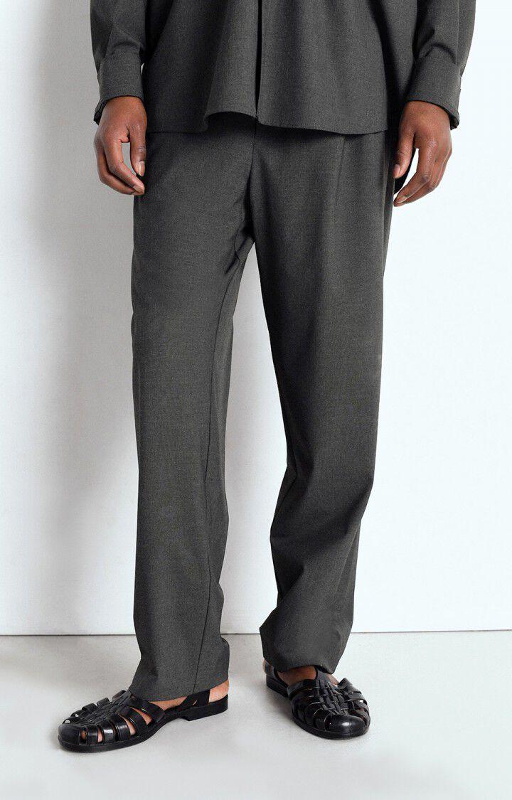 american vintage Pantalon homme Kabird - ANTHRACITE CHINE Gris - E25