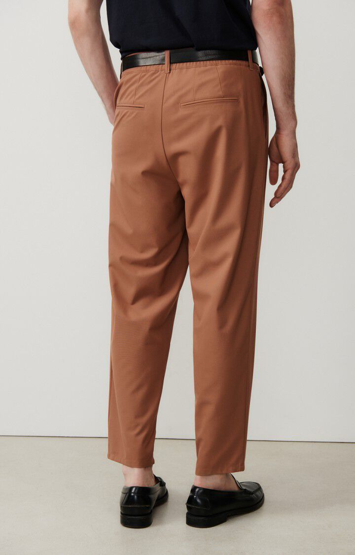American Vintage Pantalon Homme Kabird - CREME DE MARRON Marron - E24