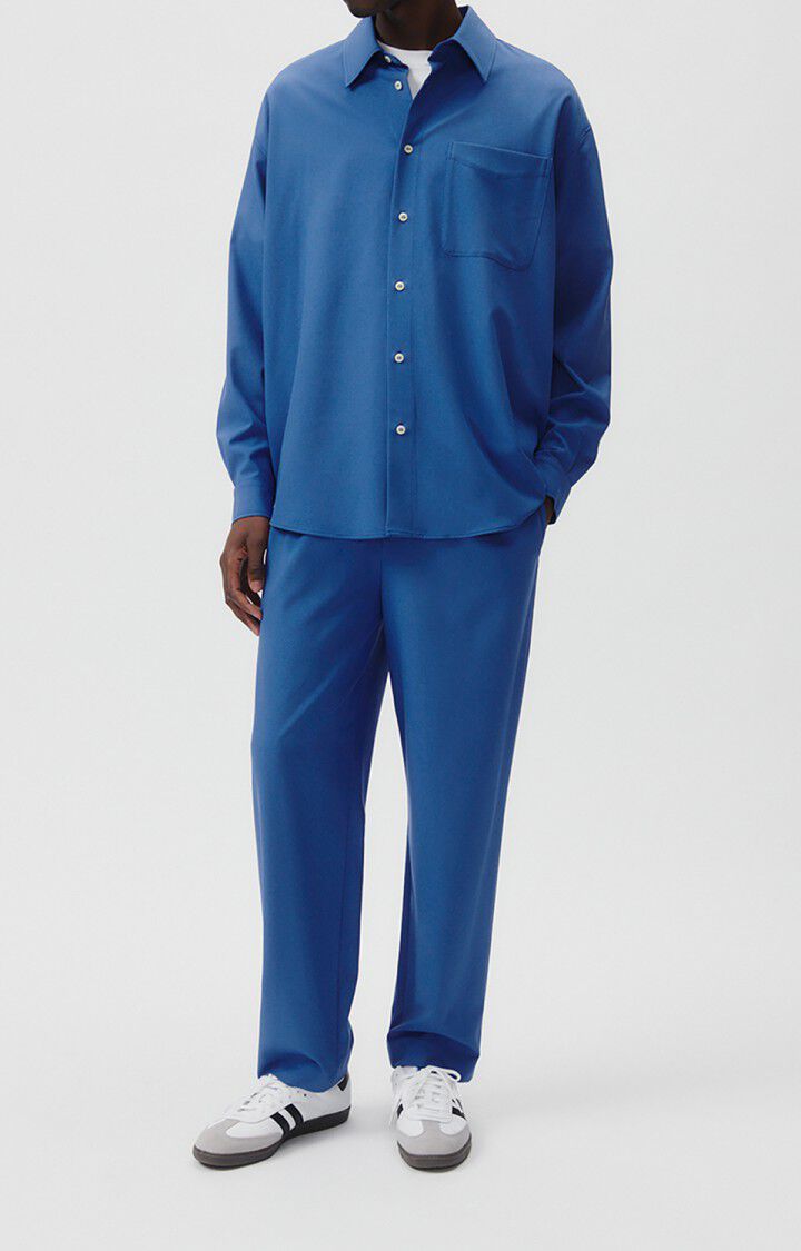 American Vintage Pantalon Homme Kabird - FLEUVE Bleu - H23