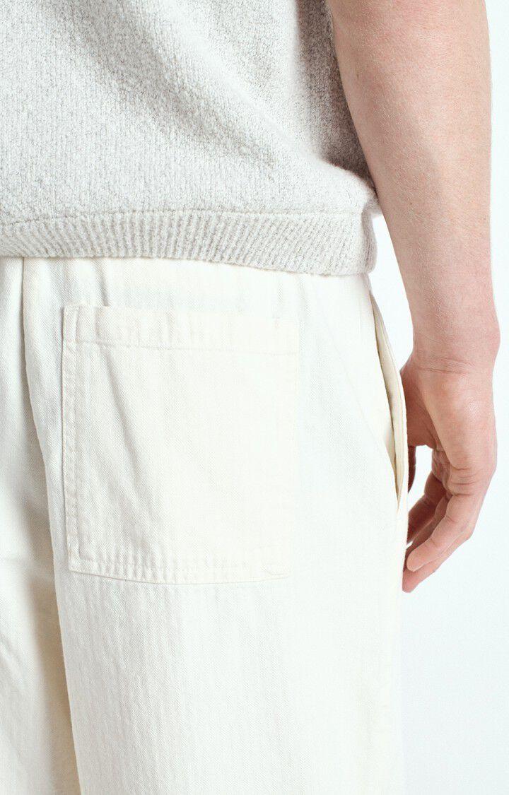 American Vintage Pantalon Homme Koybay - BLANC CASSE Blanc - E25
