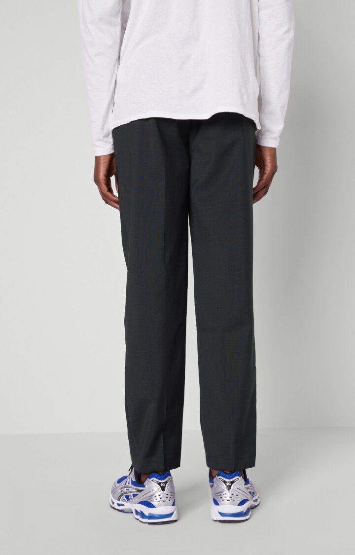 American Vintage Pantalon Homme Luziol - CARBONE Noir - H21
