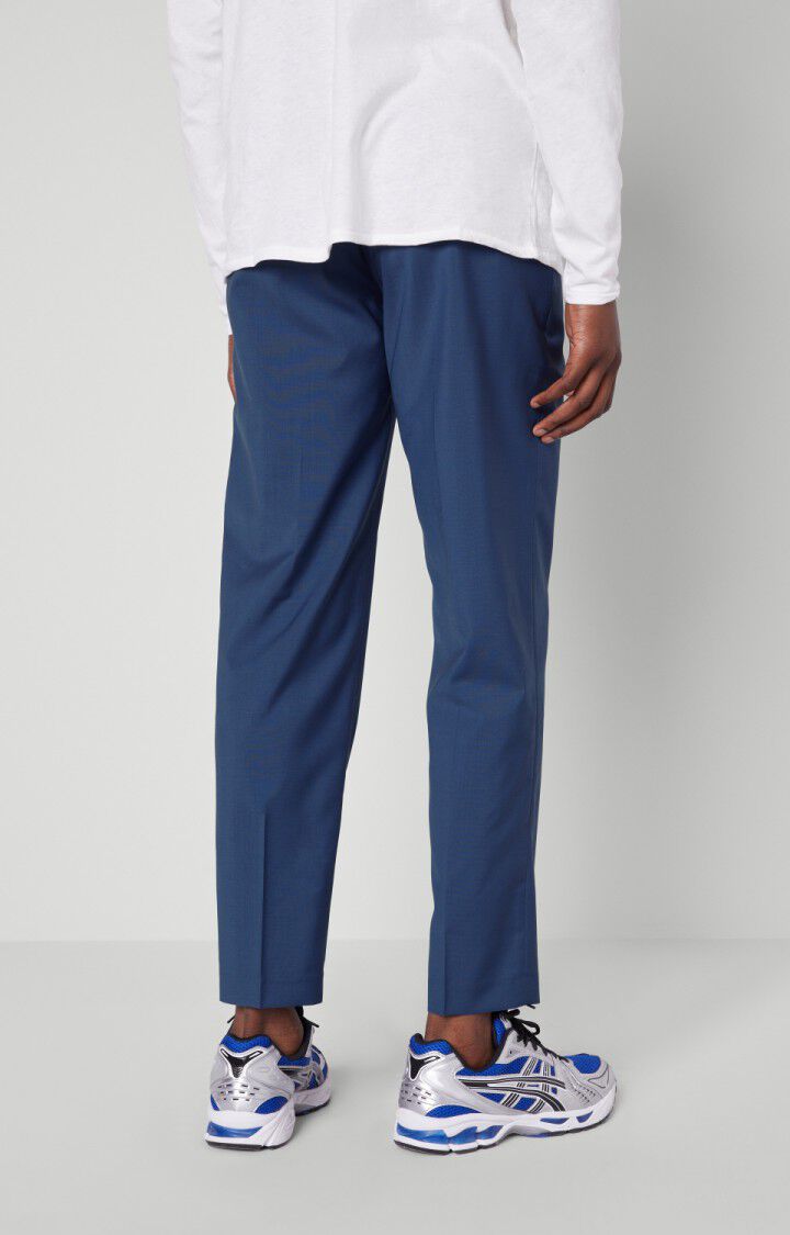 American Vintage Pantalon Homme Luziol - COSMIC Bleu - H21