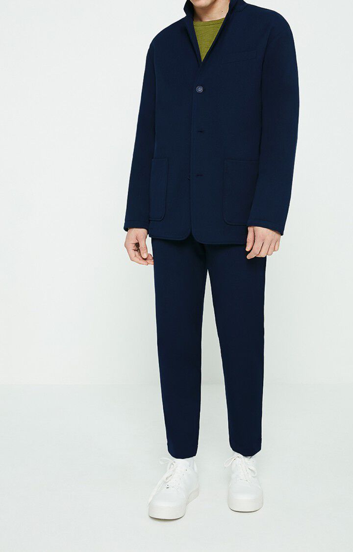 American Vintage Pantalon Homme Nakstonville - NAVY Bleu - E21