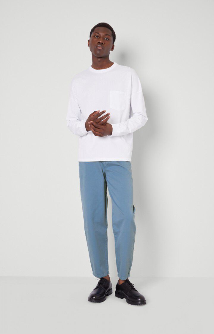 American Vintage Pantalon Homme Ooklaoma - COMETE Bleu - H21