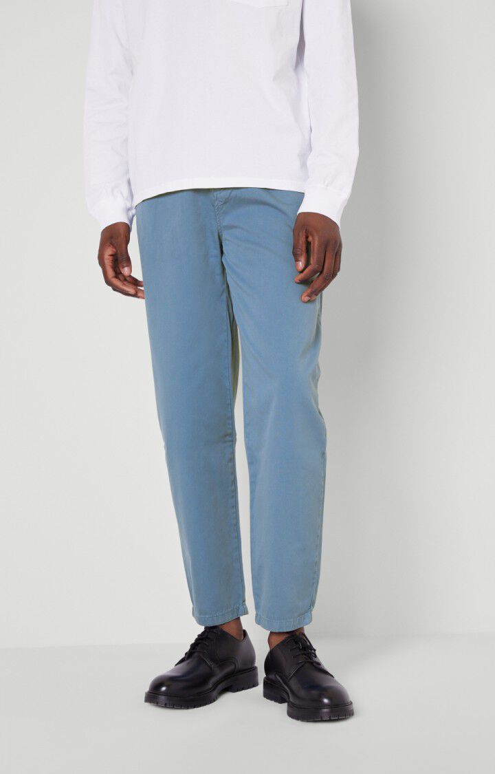 american vintage Pantalon homme Ooklaoma - COMETE Bleu - H21