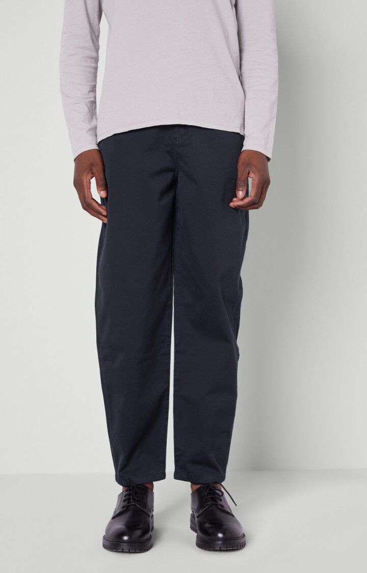 american vintage Pantalon homme Ooklaoma - NAVY Bleu - H21