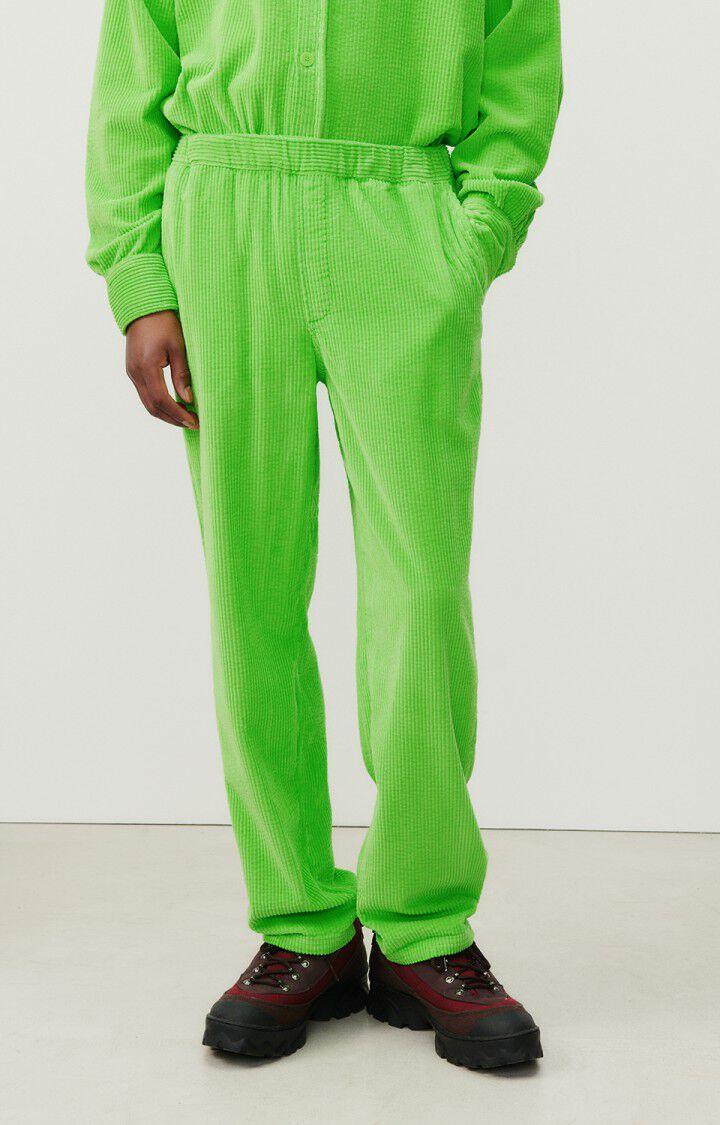 American Vintage Pantalon Homme Padow - ABSINTHE VINTAGE Vert - E24