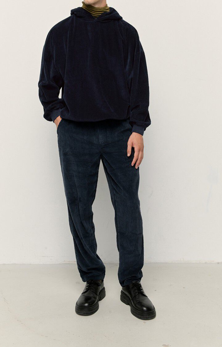 American Vintage Pantalon Homme Padow - ABYSSE Bleu - H22