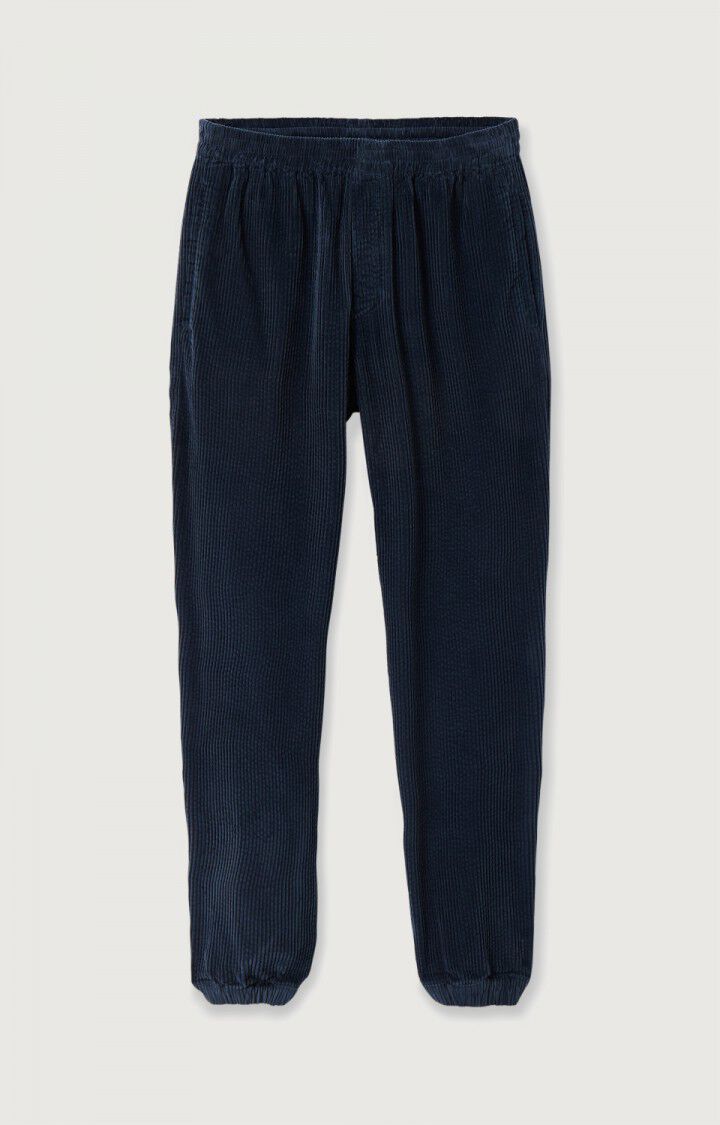 american vintage Pantalon homme Padow - ABYSSE Bleu - H22