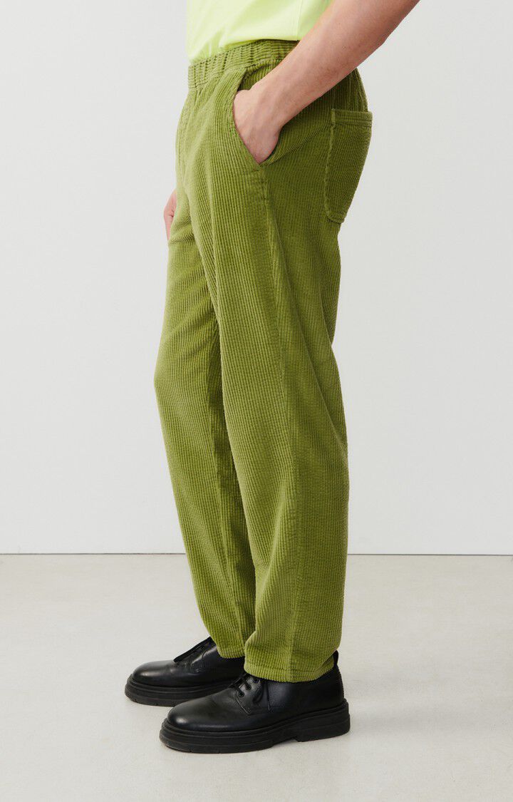 American Vintage Pantalon Homme Padow - CAMELEON VINTAGE Vert - E24