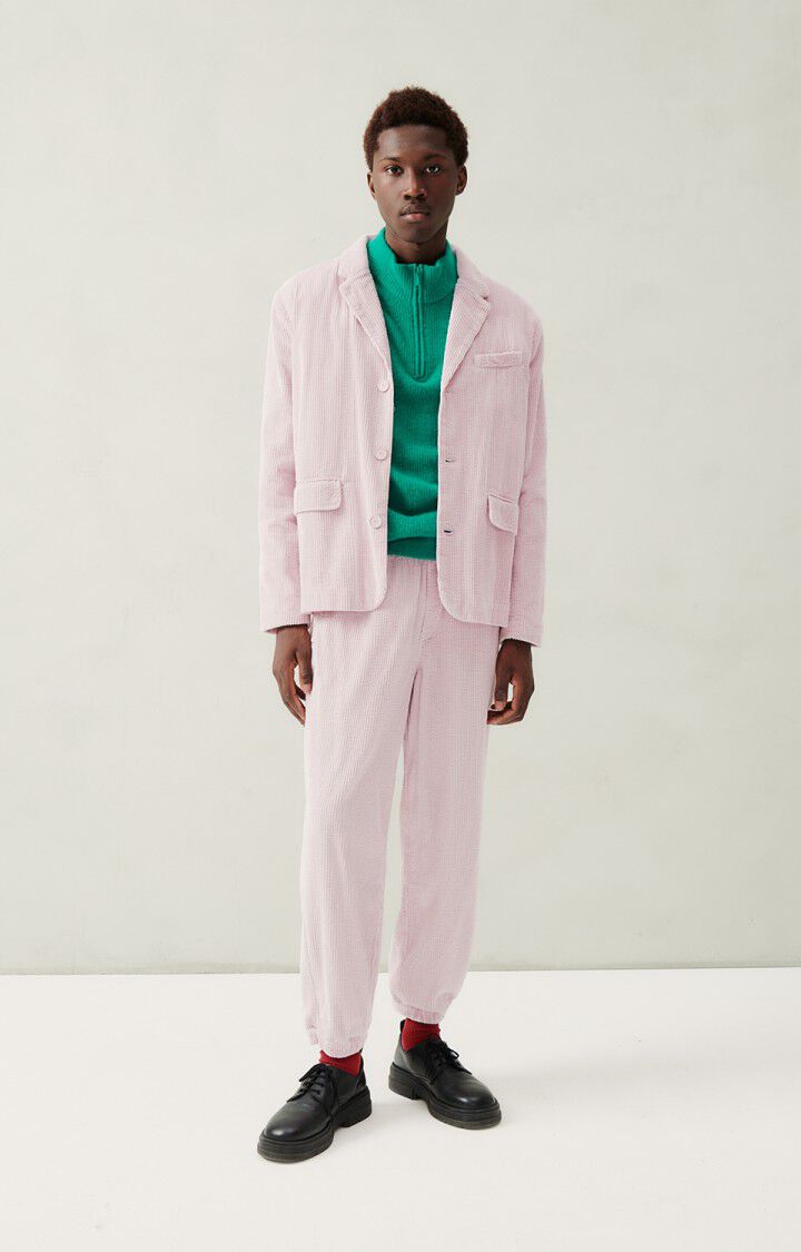 American Vintage Pantalon Homme Padow - DRAGEE VINTAGE Rose - H23