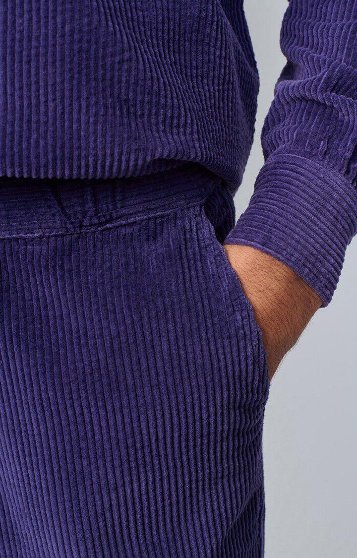 American Vintage Pantalon Homme Padow - GALACTIQUE VINTAGE Violet - H24