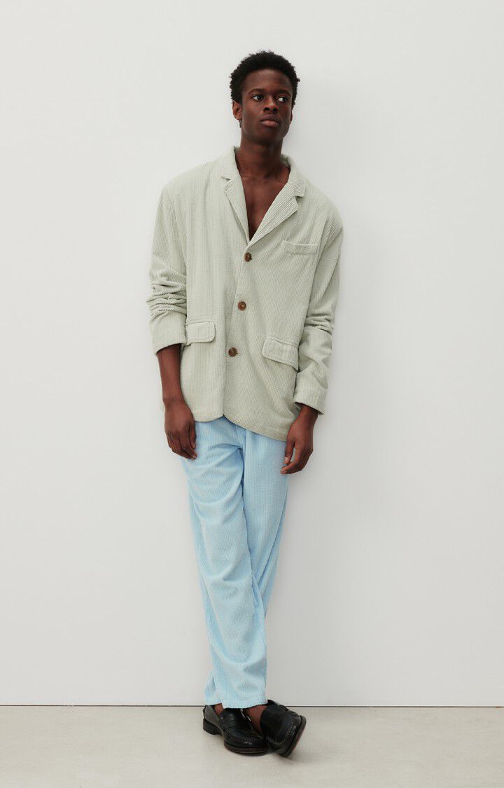 American Vintage Pantalon Homme Padow - ICEBERG VINTAGE Bleu - E24