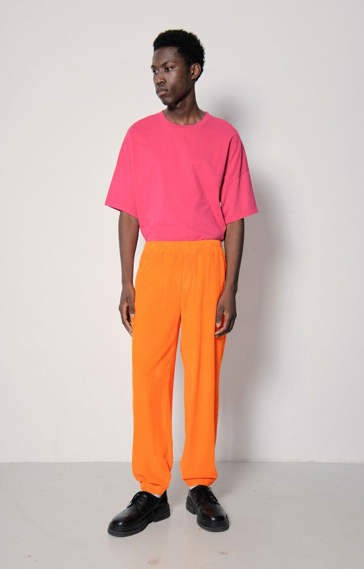 American Vintage Pantalon Homme Padow - JUS D ORANGE Orange - E23