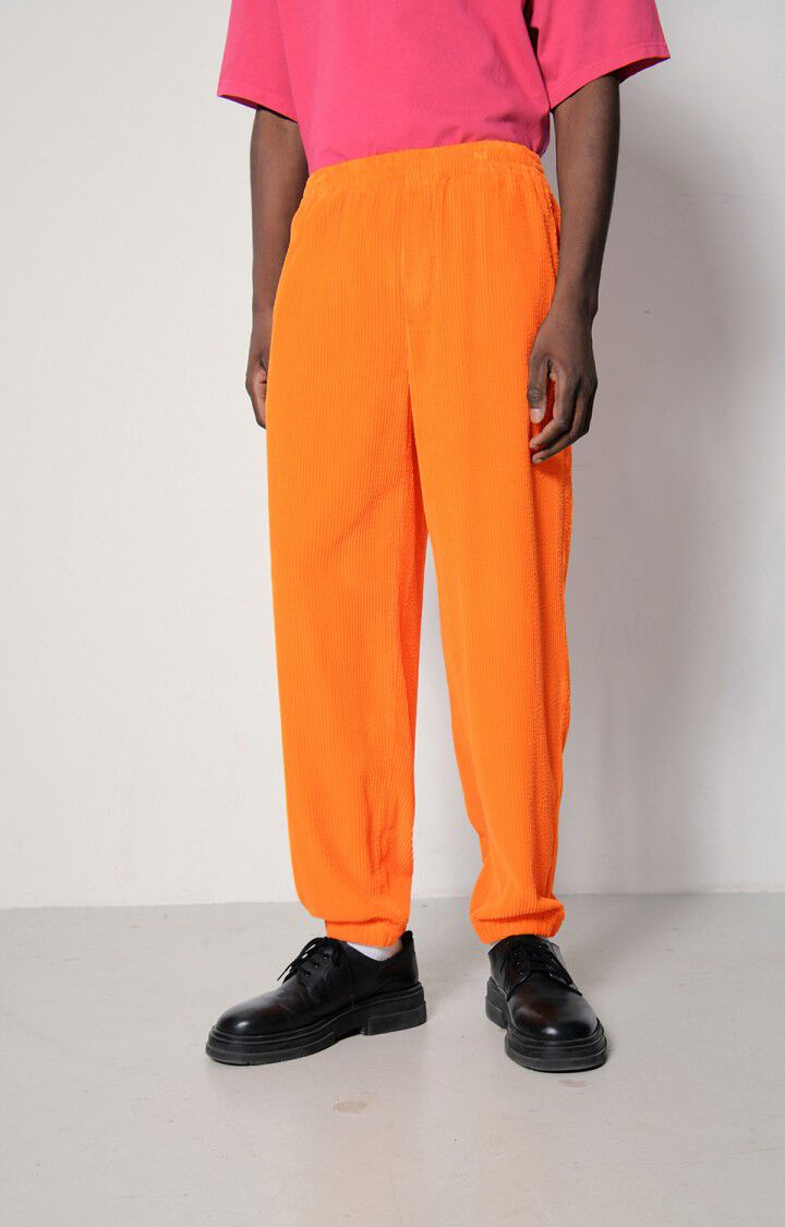 american vintage Pantalon homme Padow - JUS D ORANGE Orange - E23