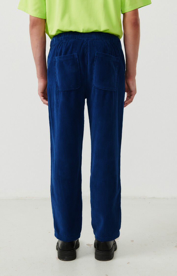 American Vintage Pantalon Homme Padow - OUTREMER VINTAGE Bleu - E24