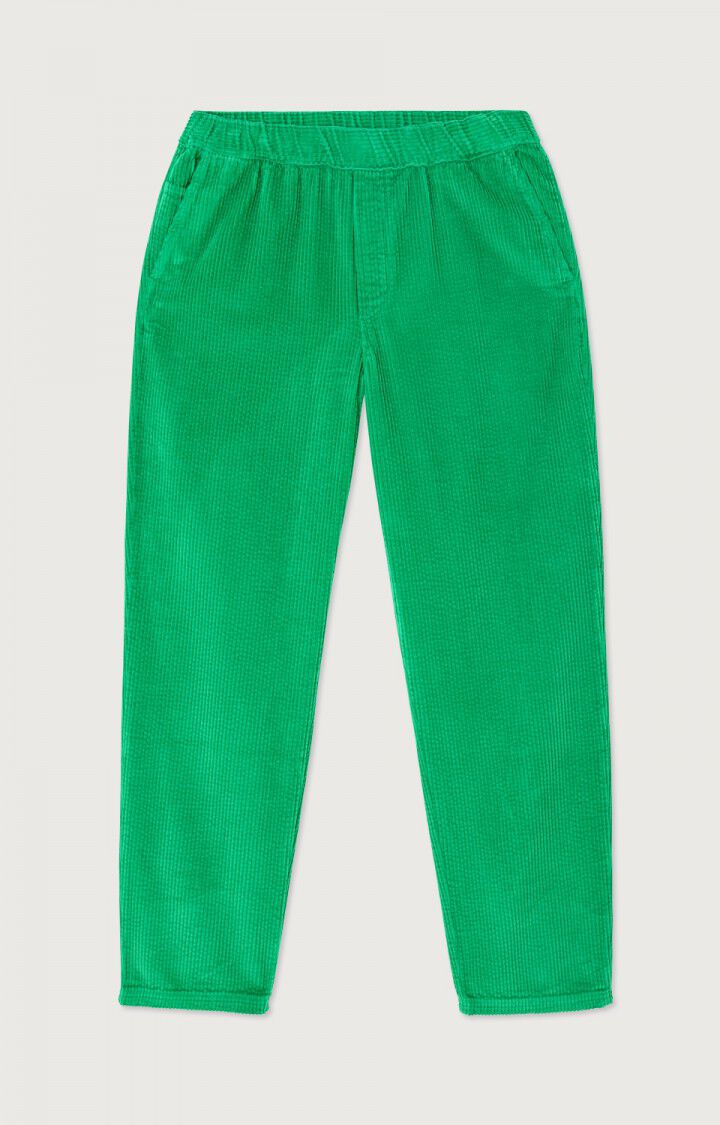 American Vintage Pantalon Homme Padow - TREFLE VINTAGE Vert - E25