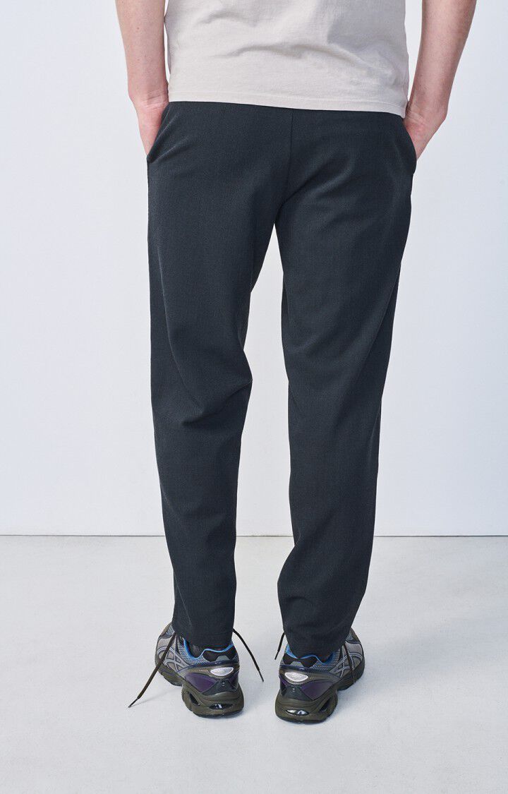 American Vintage Pantalon Homme Pukstreet - CARBONE CHINE Noir - H24