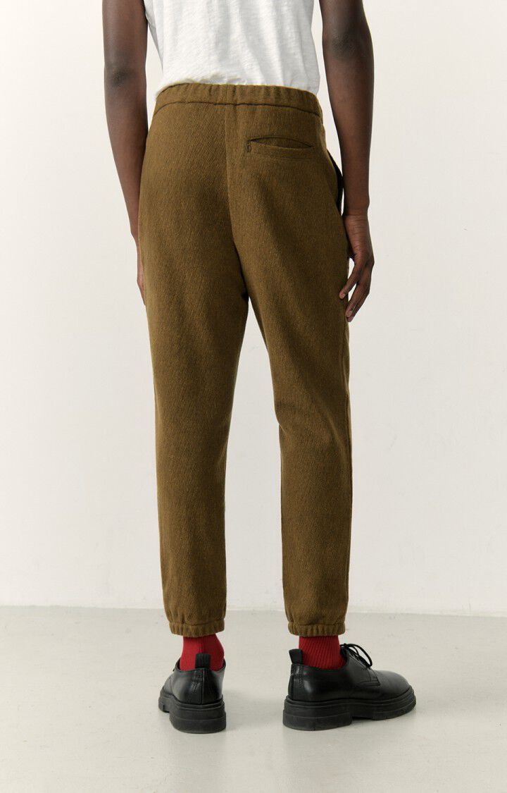 American Vintage Pantalon Homme Pylow - BOUTEILLE CHINE Marron - H22