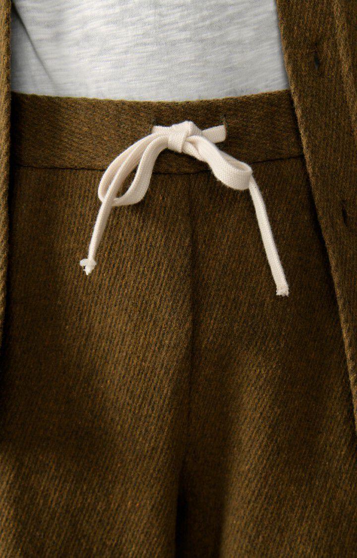 American Vintage Pantalon Homme Pylow - BOUTEILLE CHINE Marron - H22