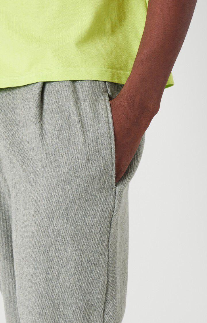 American Vintage Pantalon Homme Pylow - GRIS CHINE Gris - E22