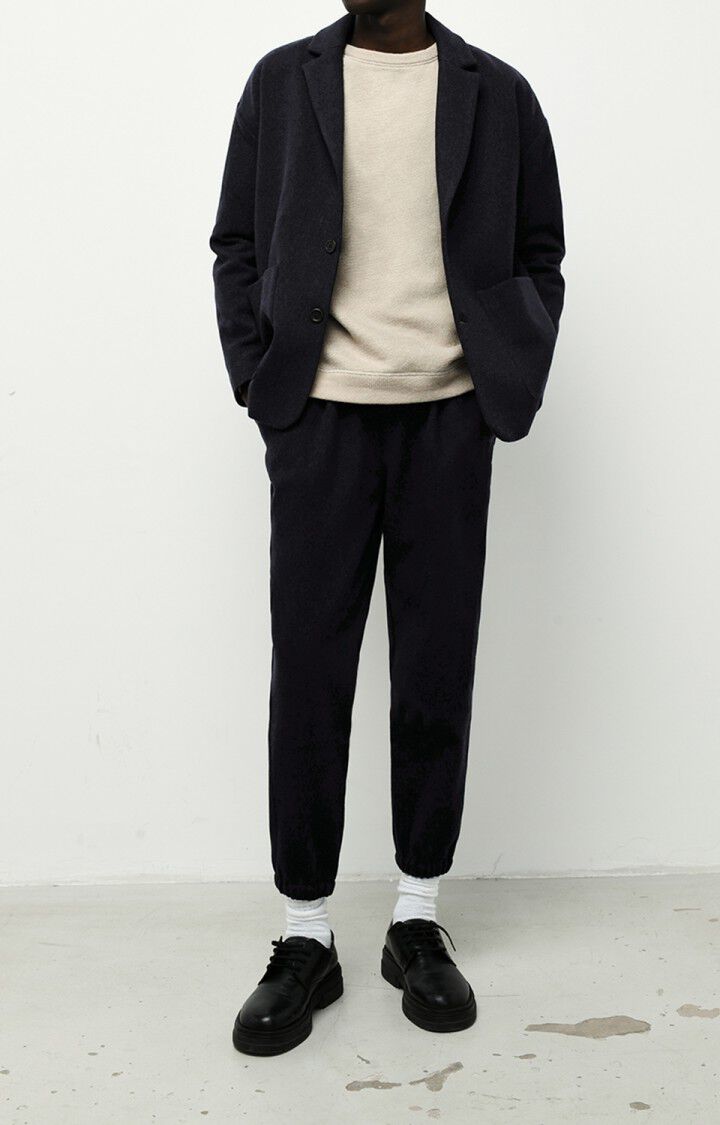 American Vintage Pantalon Homme Pylow - NAVY Bleu - E22