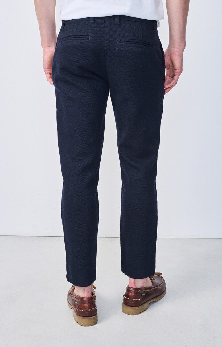 American Vintage Pantalon Homme Pylow - NAVY Bleu - E22