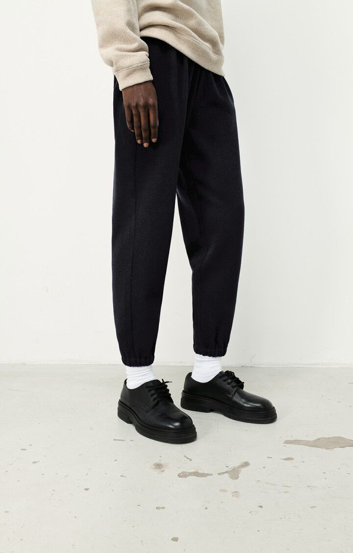 american vintage Pantalon homme Pylow - NAVY Bleu - E22