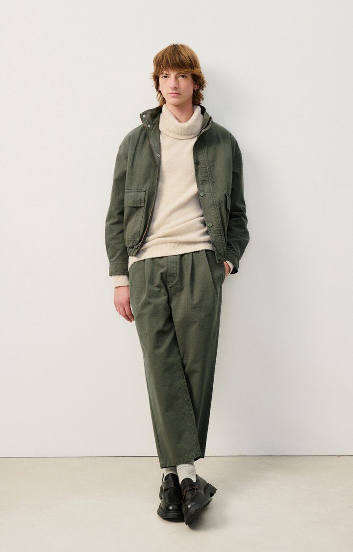 American Vintage Pantalon Homme Rygybay - THYM Vert - E25