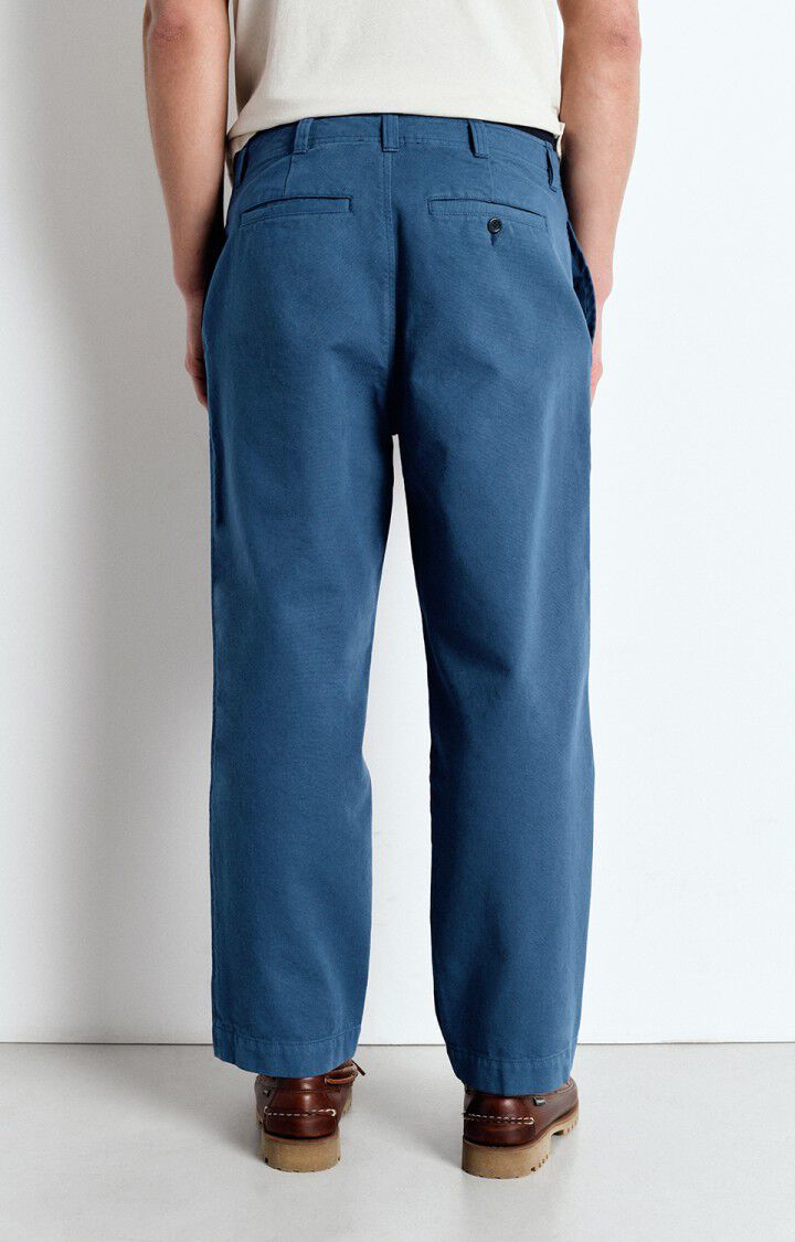 American Vintage Pantalon Homme Ryko - CONSTELLATION VINTAGE Bleu - E25