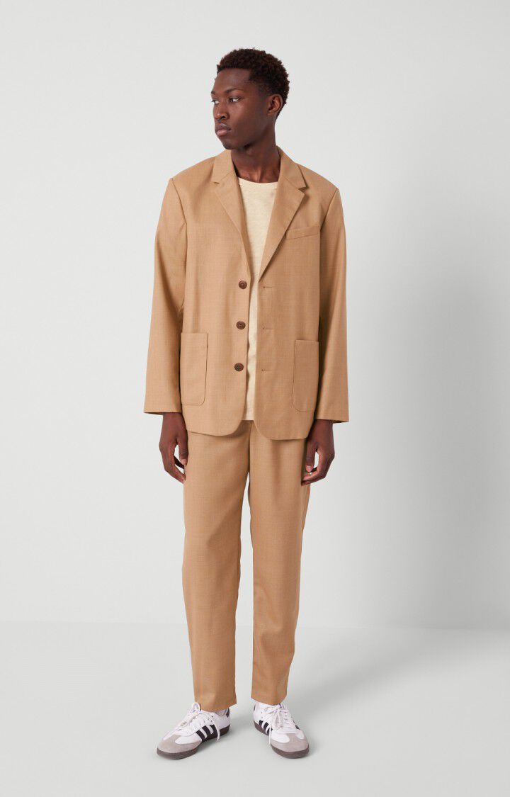 American Vintage Pantalon Homme Tabinsville - CHAMOIS Marron - E22