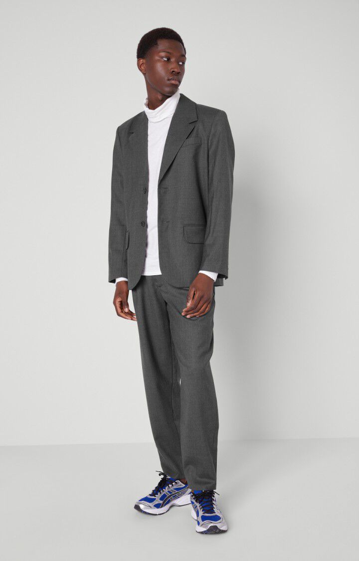 American Vintage Pantalon Homme Tabinsville - GRIS CHINE Gris - H21