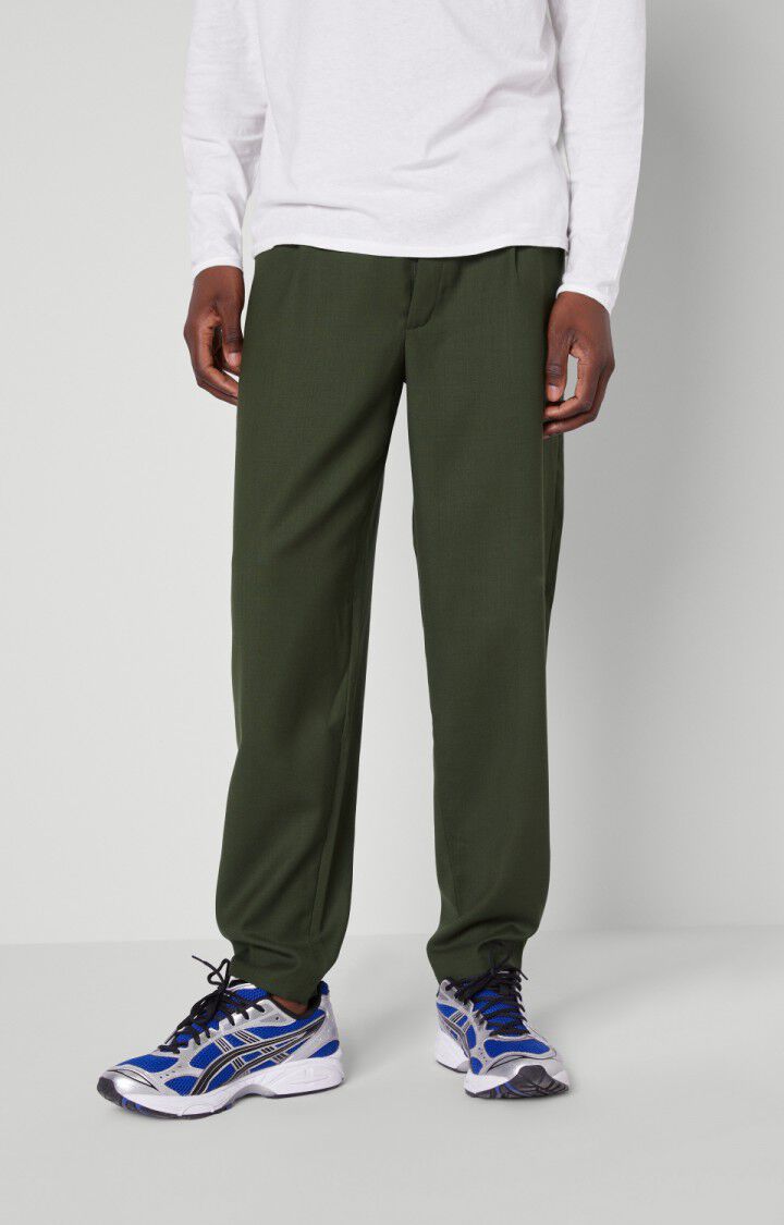american vintage Pantalon homme Tabinsville - KAKI Vert - H21