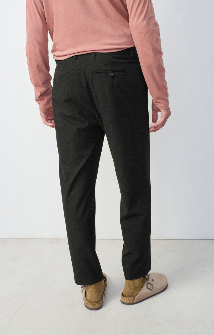 American Vintage Pantalon Homme Tybay - ANTHRACITE CHINE Gris - E25