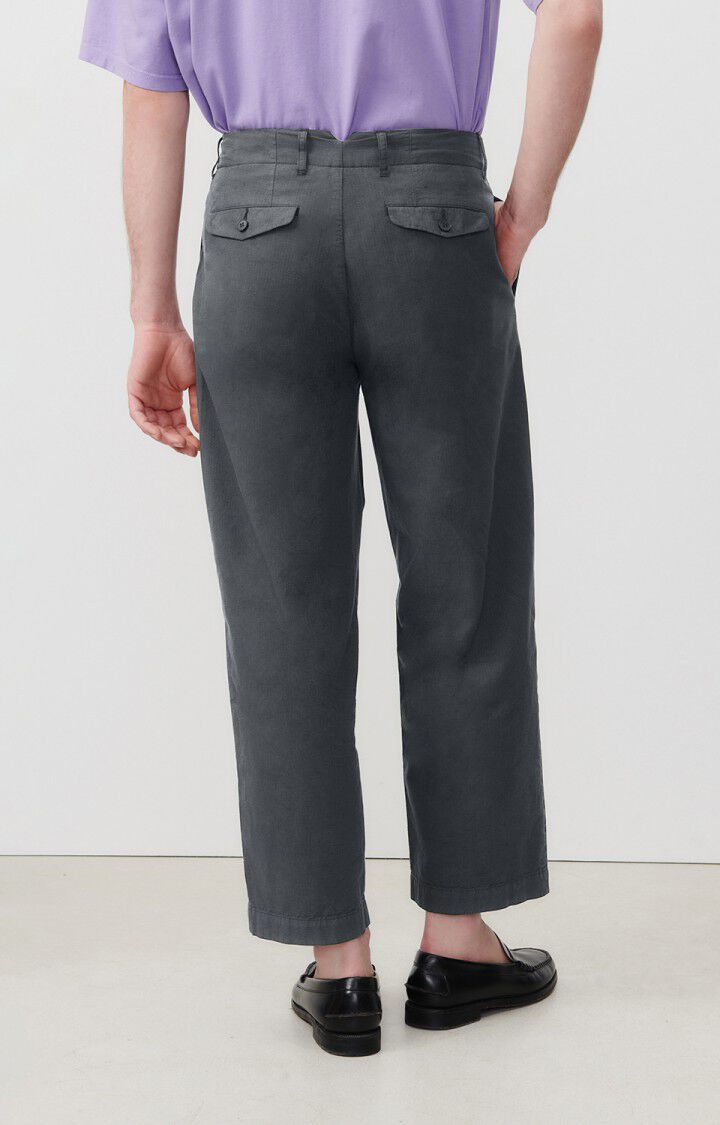 American Vintage Pantalon Homme Tysco - ANTHRACITE Noir - E24