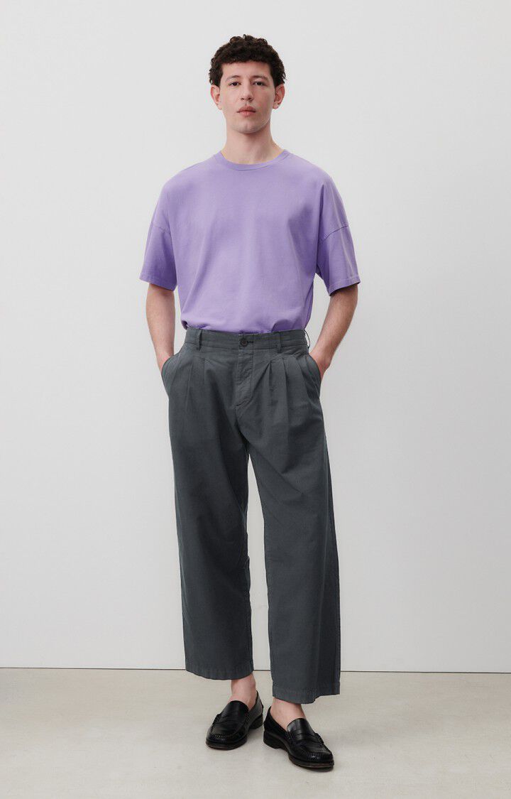 American Vintage Pantalon Homme Tysco - ANTHRACITE Noir - E24