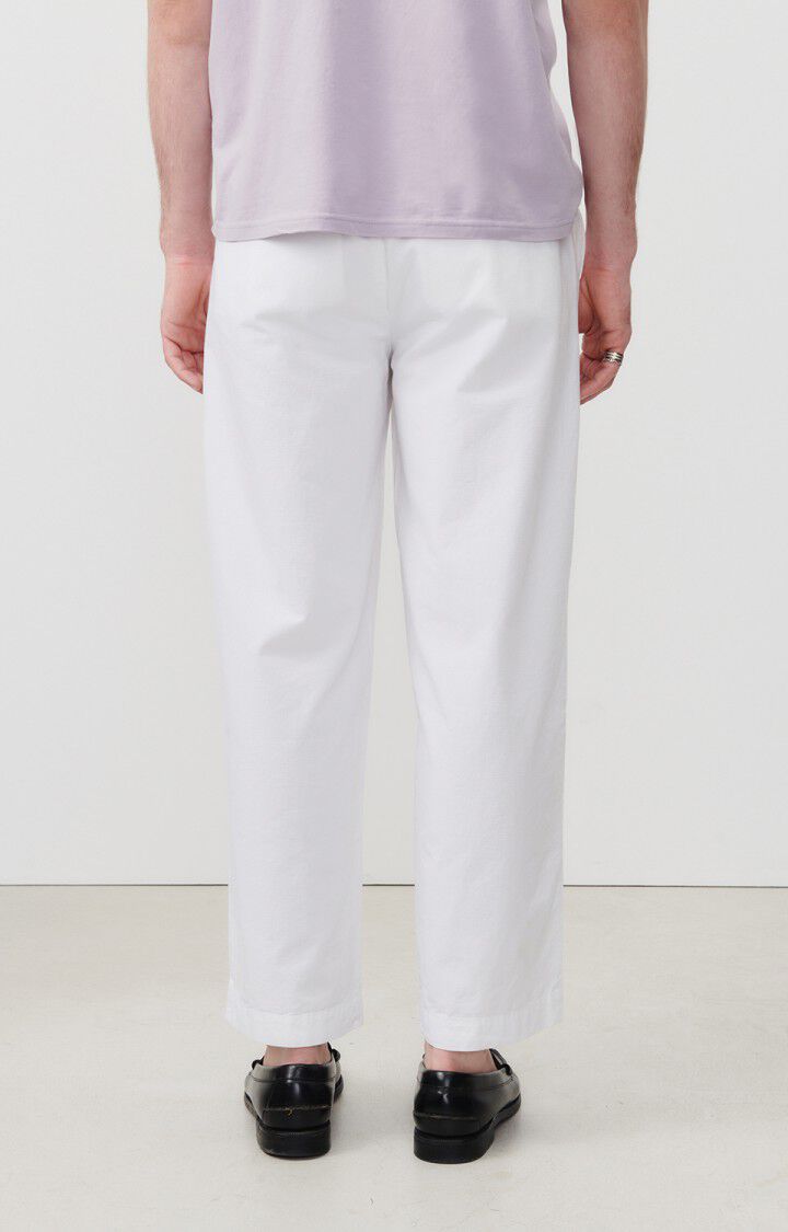 American Vintage Pantalon Homme Tysco - BLANC Blanc - E24