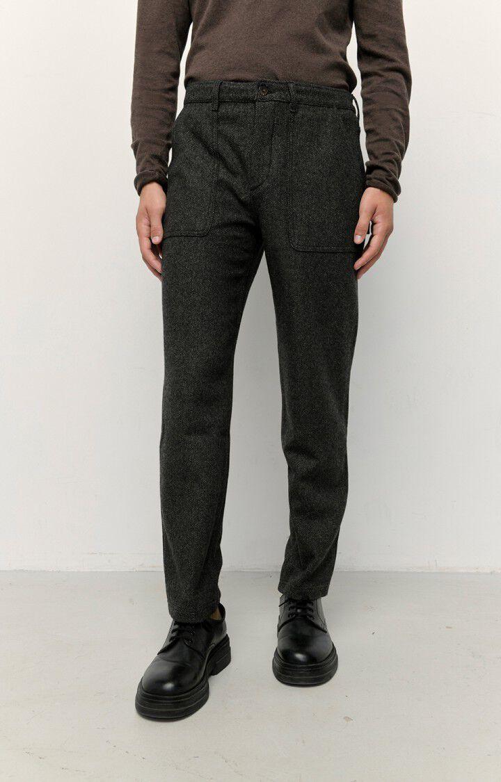 american vintage Pantalon homme Udytown - EBENE CHINE Gris - H22