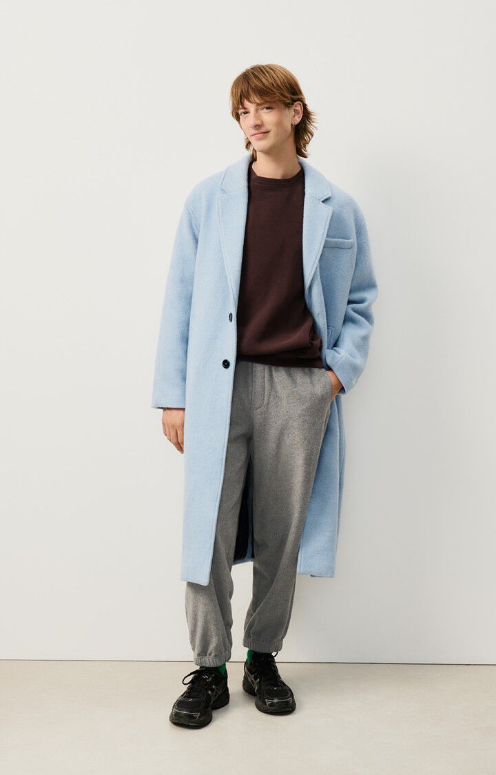 American Vintage Pantalon Homme Vylow - GRIS CHINE Gris - E25