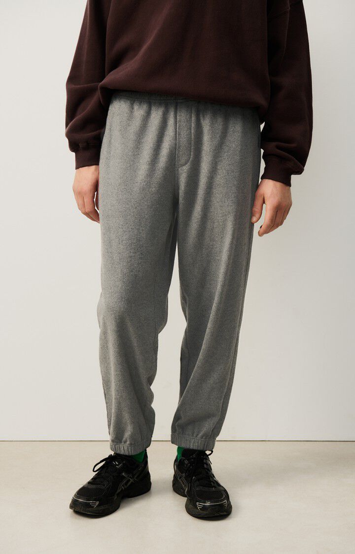 american vintage Pantalon homme Vylow - GRIS CHINE Gris - E25