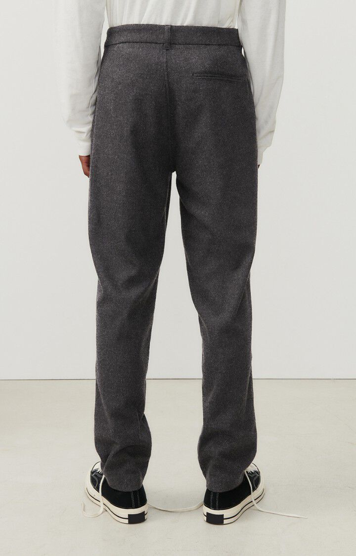 American Vintage Pantalon Homme Weftown - ANTHRACITE CHINE Gris - E24