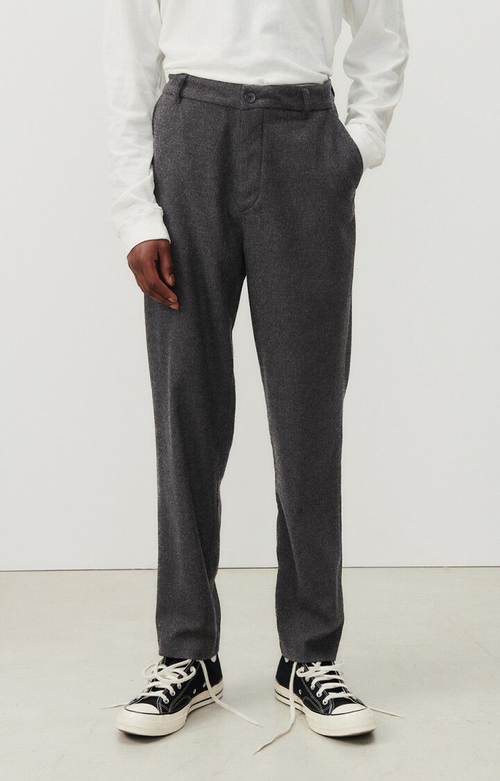 american vintage Pantalon homme Weftown - ANTHRACITE CHINE Gris - E24