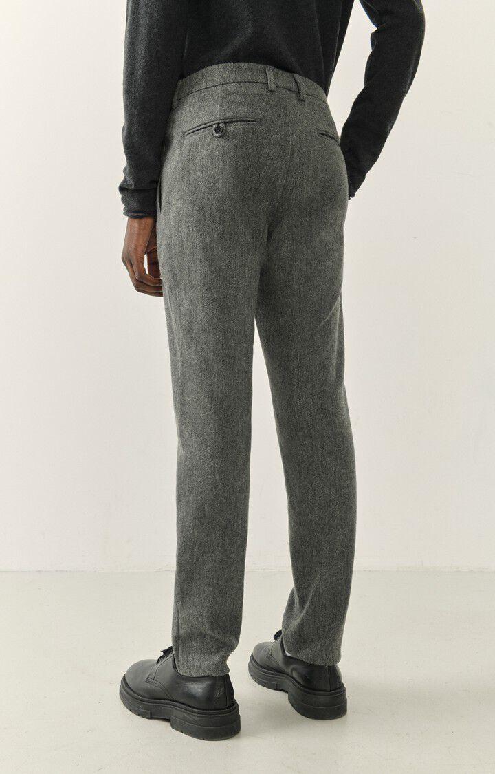 American Vintage Pantalon Homme Weftown - GRIS CHINE Gris - E23