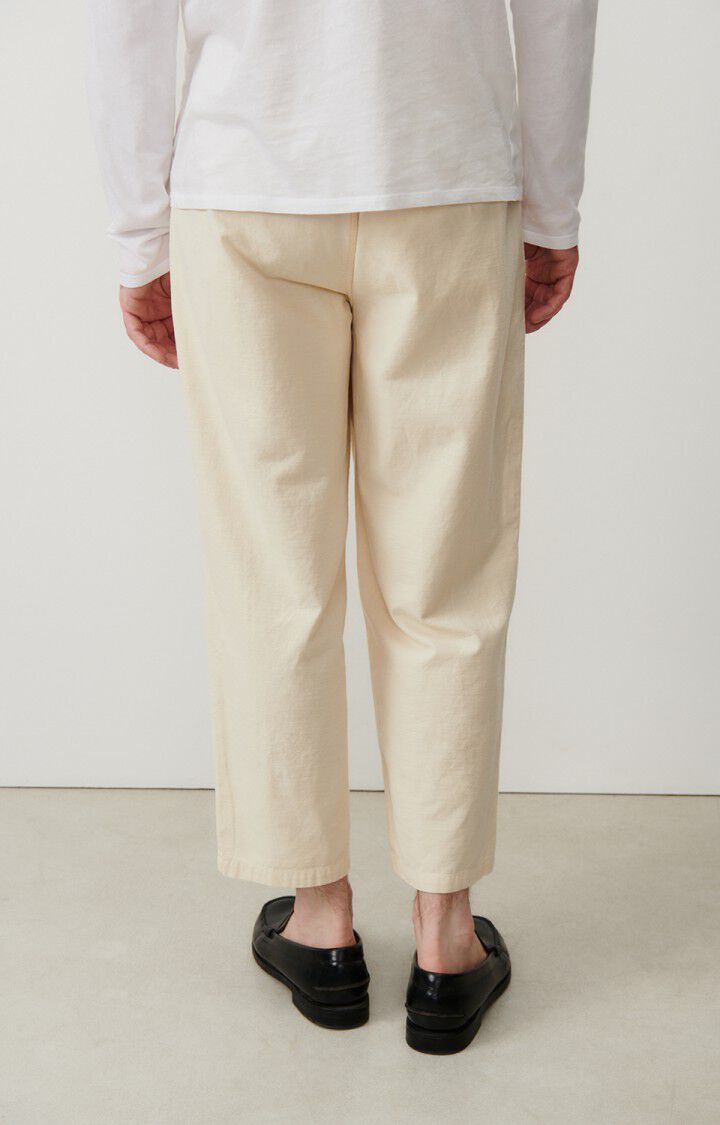 American Vintage Pantalon Homme Zarydok - ECRU Beige - E24