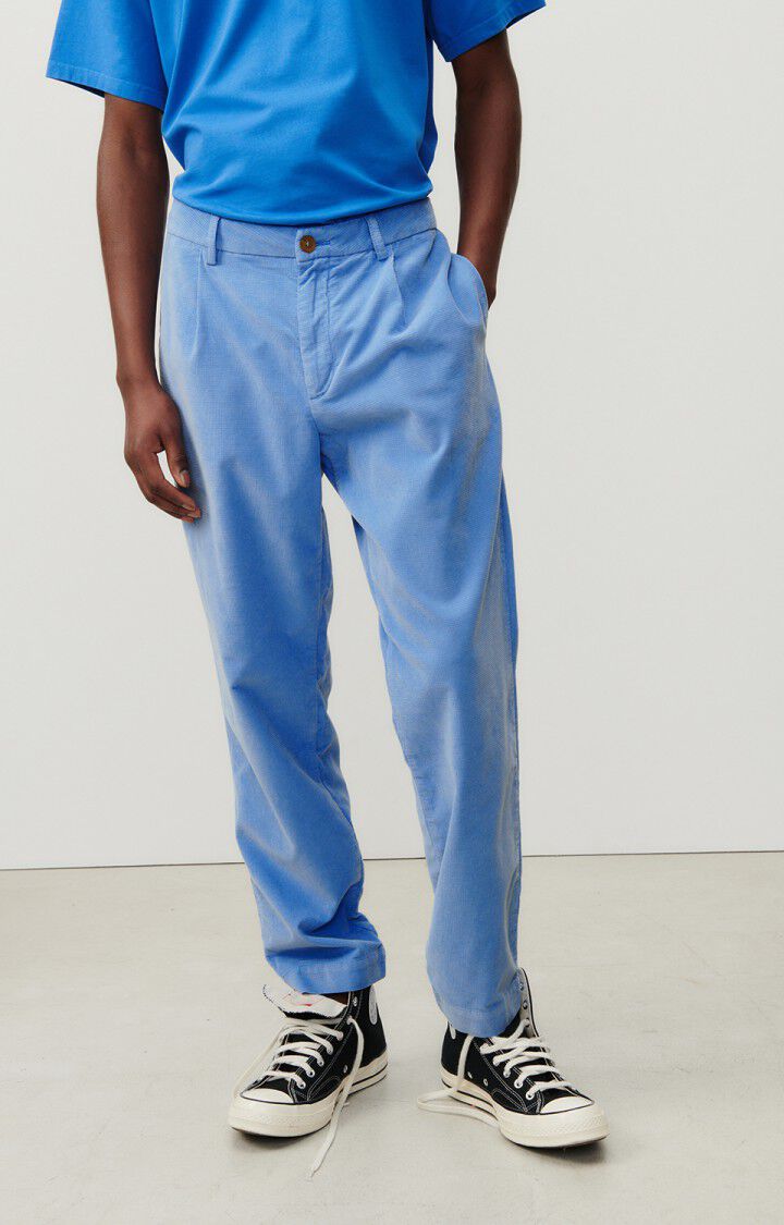 american vintage Pantalon homme Zulaland - HORIZON Bleu - E24