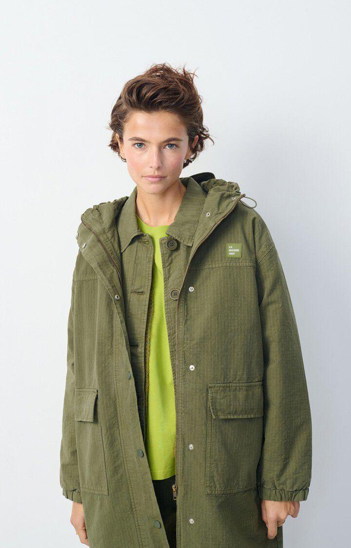 American Vintage Parka Femme Rygybay - KAKI 58 Manches Longues Vert - H24
