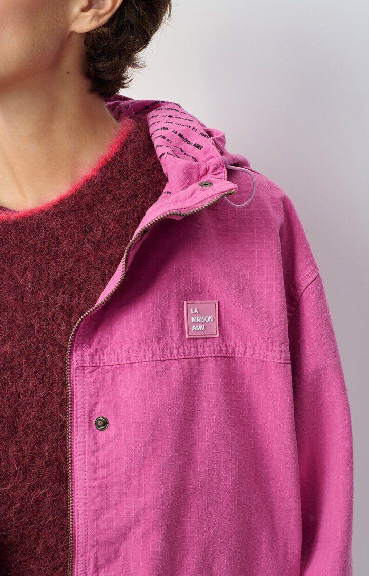 American Vintage Parka Femme Rygybay - MILKSHAKE 58 Manches Longues Rose - H24