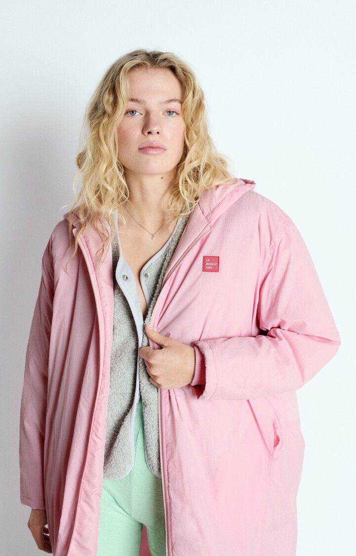 American Vintage Parka Femme Zotcity - BABY PINK 57 Manches Longues Rose - E25