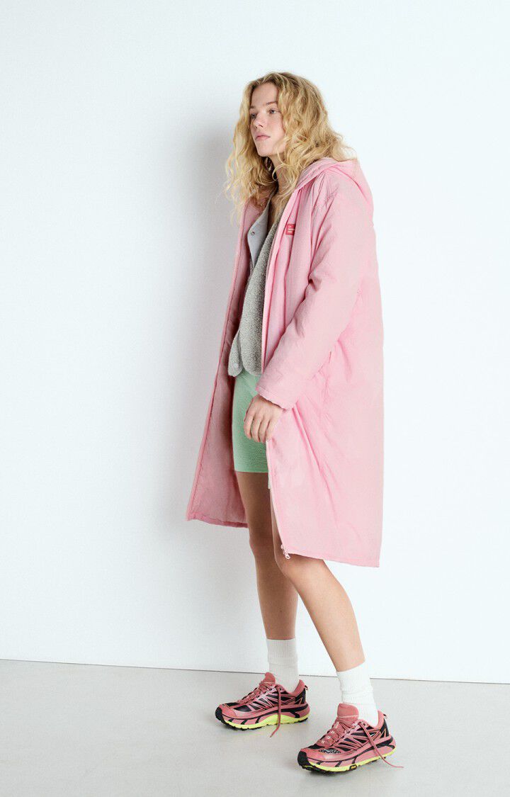 American Vintage Parka Femme Zotcity - BABY PINK 57 Manches Longues Rose - E25